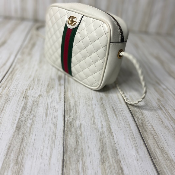 GUCCI QUILTED TRAPUNTATA CROSSBODY - Picture 3 of 10